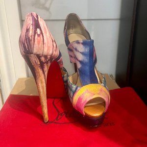 CHRISTIAN LOUBOUTIN, Pitou 150 Bazin, Size 37